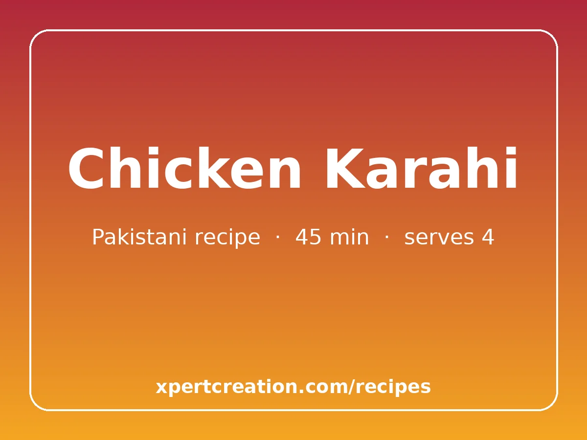 Chicken Karahi