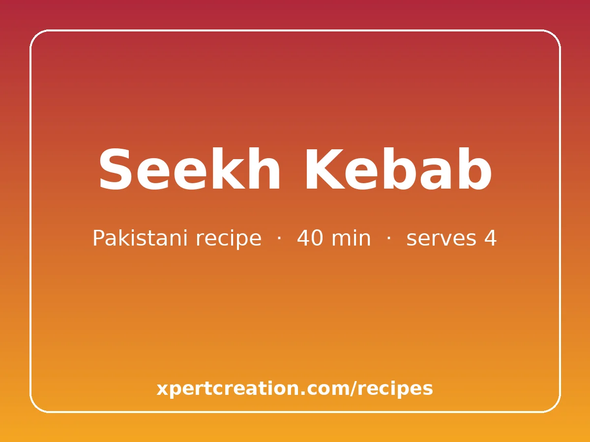 Seekh Kebab